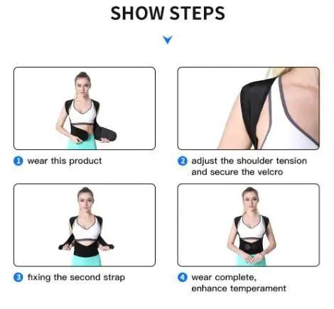 Adjustable Back Posture Corrector/ Slouching Relieve Pain Belt Unisex