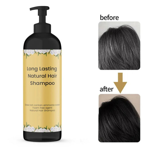 Japanese Long Lasting Natural Hair Dye Shampoo (Buy 1 Get 1 Free)