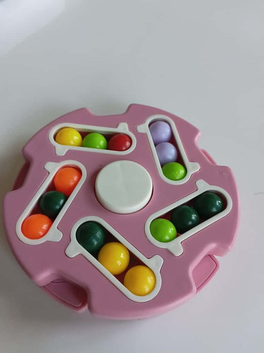 Fidget Toy Rotating Magic Bean Cube Spinner