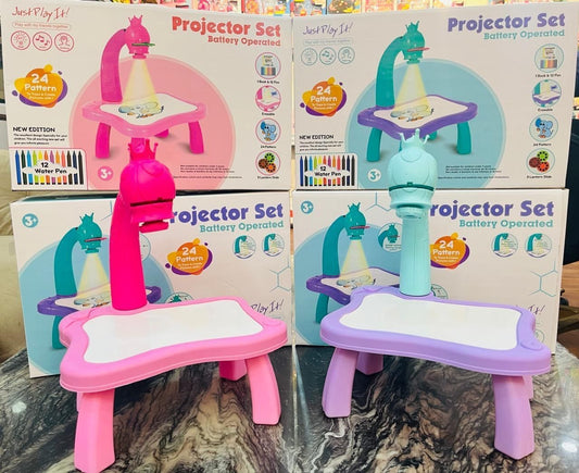 Projector Drawing Desk Painting Board For Kids