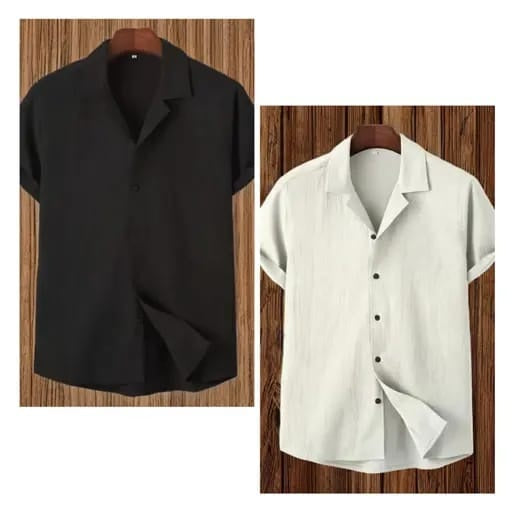Men's Ice Silk Quick-Drying Shirt Combo of 2 - XXL
