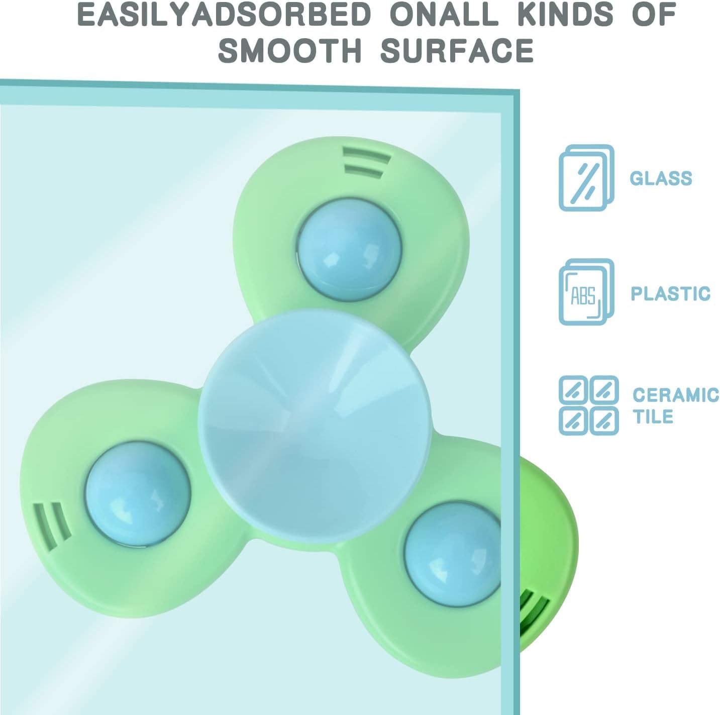 3PCS Suction Cup Spinner Fidget
