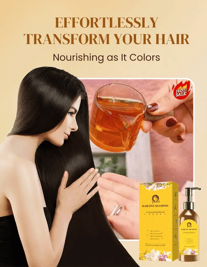 Japanese Long Lasting Natural Hair Dye Shampoo (Buy 1 Get 1 Free)
