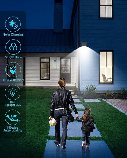 Solar Lights With 20 LED Solar Motion Sensor Light