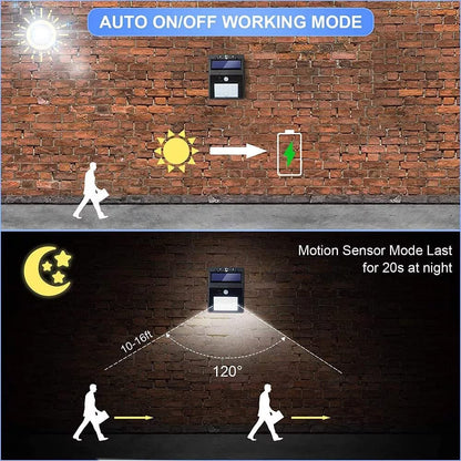 Solar Lights With 20 LED Solar Motion Sensor Light