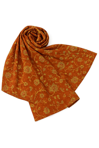 Abstract Printed Viscose Scarf For Women