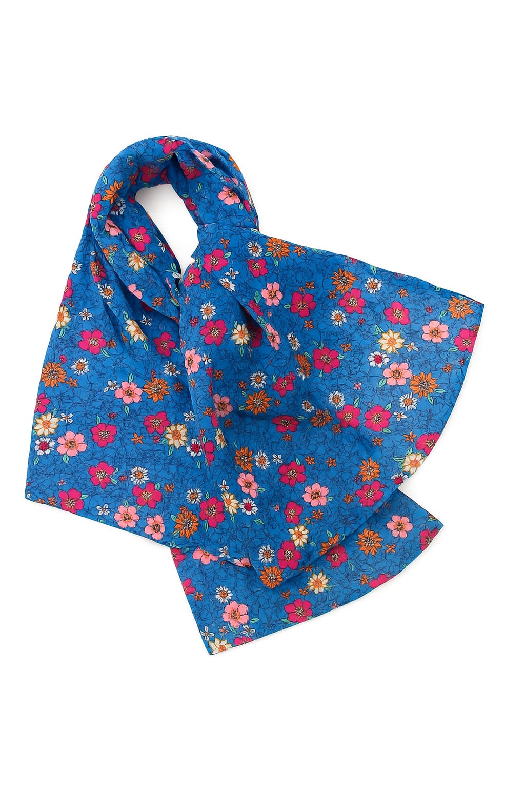 Abstract Printed Viscose Scarf For Women